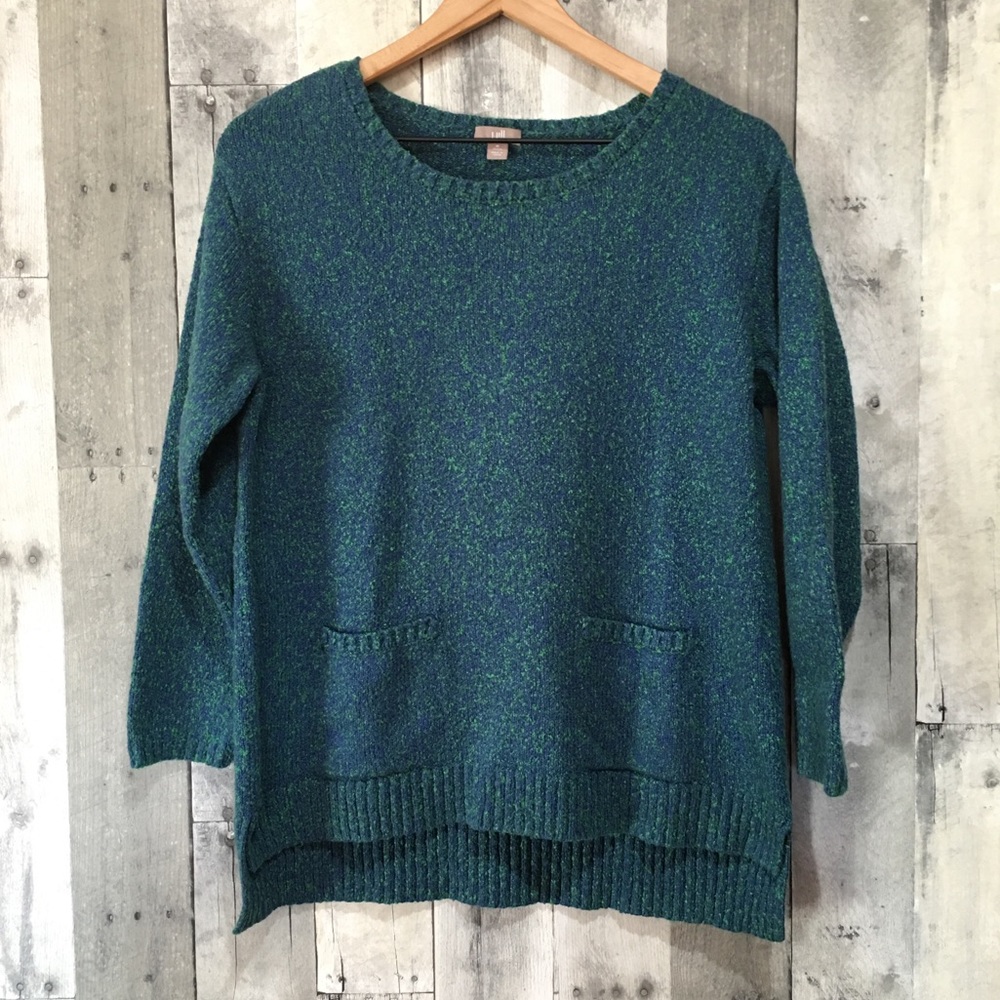 J. Jill Long Sleeve Front Pockets Sweater